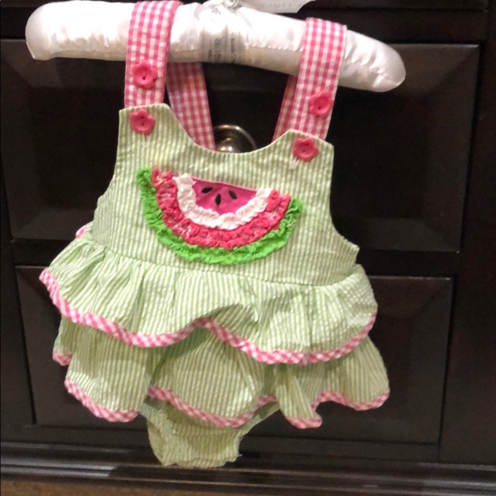 Nannette romper summer outfit. Size 3 months